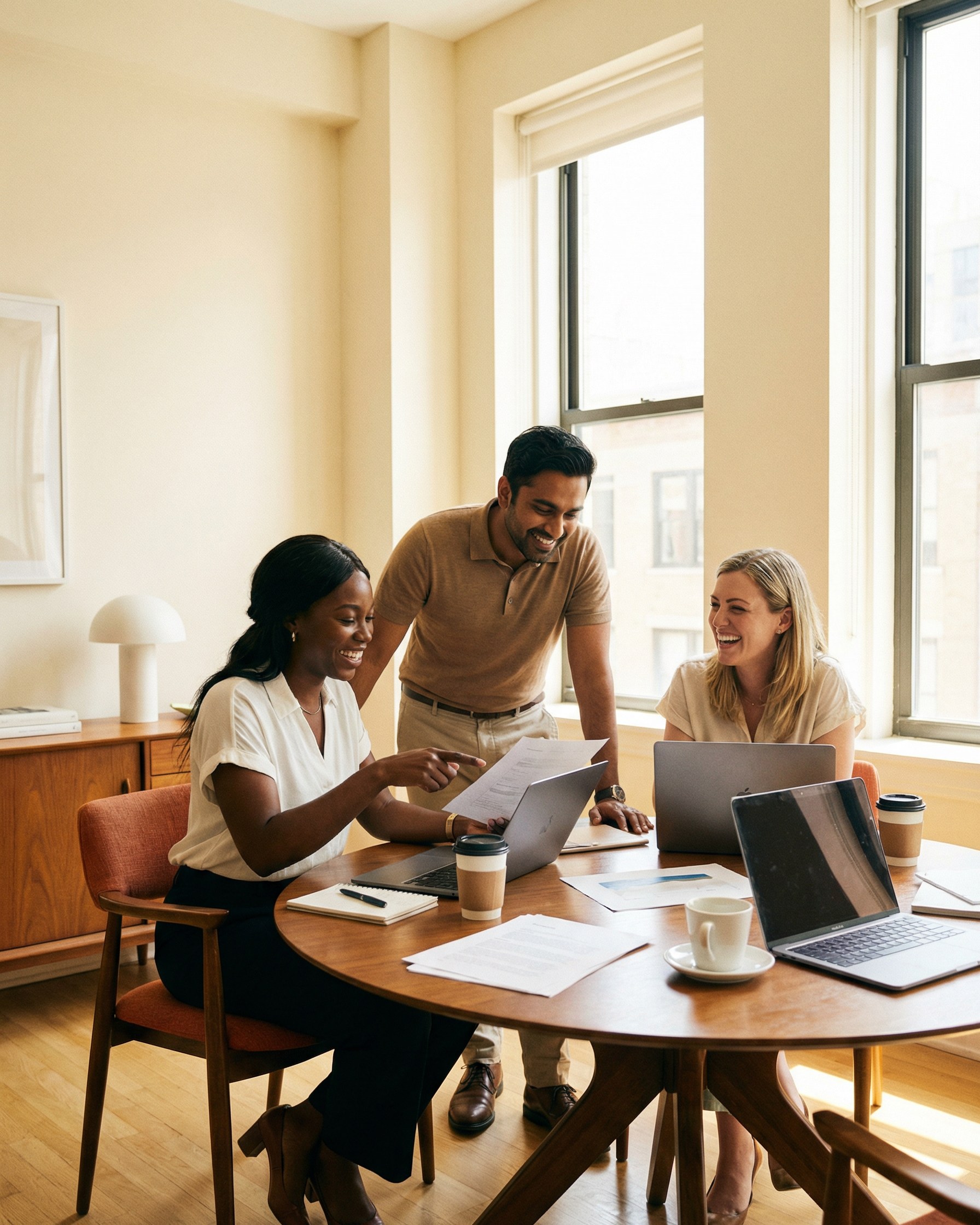 Attune Agency team collaborating